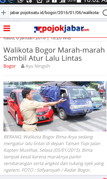 vetsunu's tweet photo. Marahnya Kang @BimaAryaS representasi marahnya warga juga, maju terus Kang, tuk benahi Kota Bogor tercinta https://t.co/sgLMQs1MVl