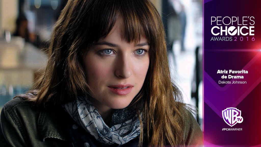 WarnerChannelBR's tweet photo. A categoria que você opinou por aqui! Dakota Johnson venceu no #PCAWarner! <3 https://t.co/ZFQotiaIyp