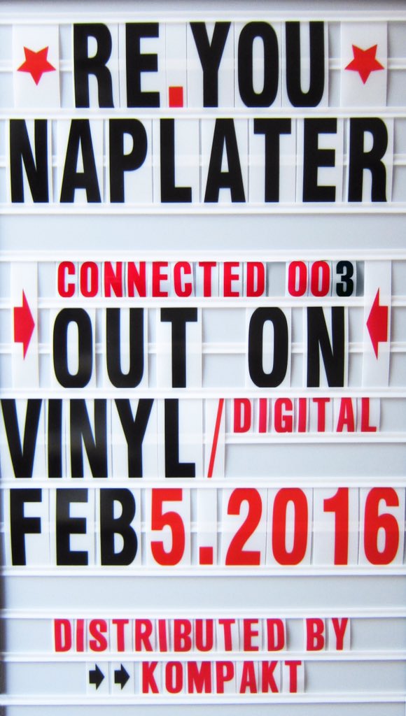 fetischterranov's tweet photo. proud to present #CONNECTED003 @reyoumusic #NapLater https://t.co/Bn7yLsD7Bw