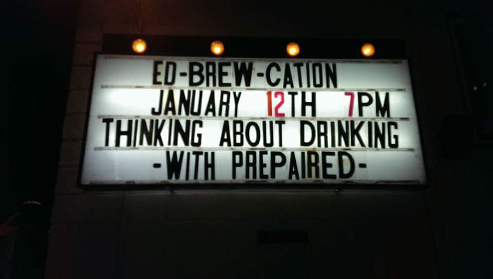 buffbeerleague's tweet photo. On Jan. 12, @beprepairedbflo will Ed-Brew-Cate us all when it comes to 'Thinking About Drinking' at @links_n_drinks. https://t.co/pDmOUaARpW