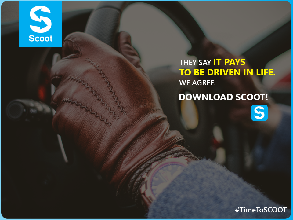 Be chauffeur driven in life! Download Scoot now!
#Taxi #Ola #Uber #TaxiForSure #Meru