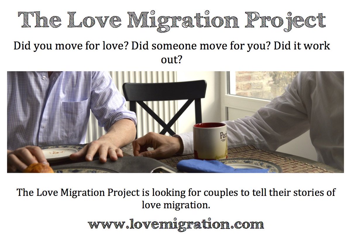 lovemigration's tweet image. 5 more Love Migration couples needed in London! Please RT or get in touch if you can help or know someone who can!