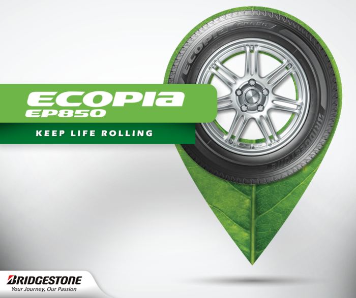 BridgestonePH's tweet photo. The Ecopia EP850 is big on saving fuel, having up to 3.9% better fuel consumption than other conventional tires. https://t.co/vCyXqebOto