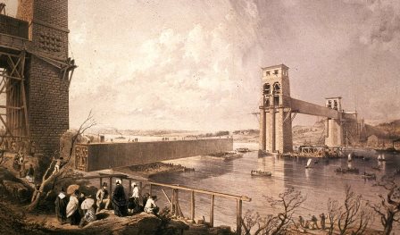 ICELibrary's tweet photo. Happy Birthday Edwin Clark born #onthisday 1814. @Andertonlift #Britannia Bridge https://t.co/tSZVDfKQYO