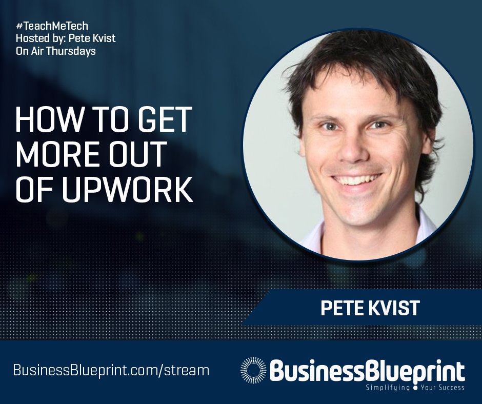 CarolynBirchill's tweet image. @PeteKvist gives you a run through outsourcing site Upwork on #TeachMeTech businessblueprint.com/stream #Business