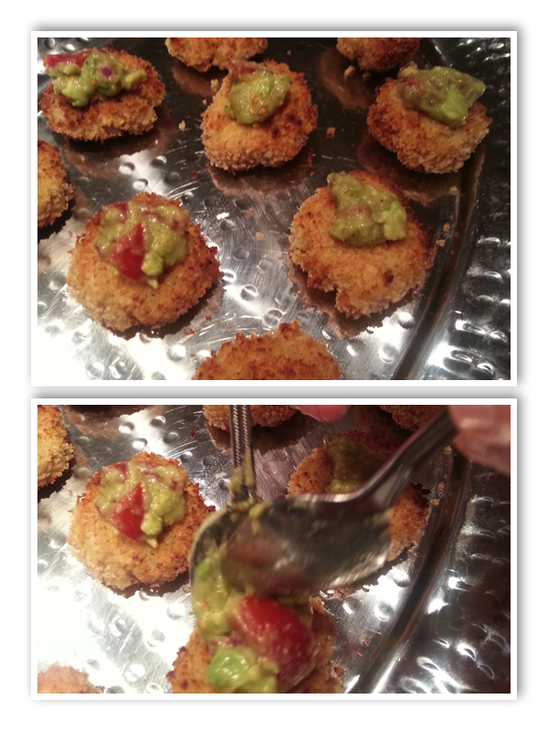 mrbdaniel's tweet photo. #Thai #BBQ #Shimp Cakes topped with #Guacamole. #HappyHour #PersonalChef #Appetizer #Miami https://t.co/Cmqmls0ug9 https://t.co/aBk0SXNSpb