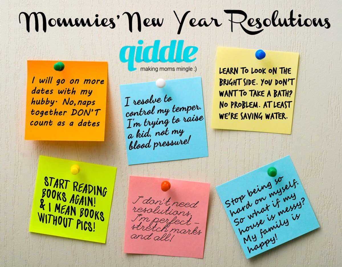qiddle's tweet image. Happy New Year! 
Moms always know how to #makethingswork ;) Here&apos;s a twist on #newyearresolutions in 2016