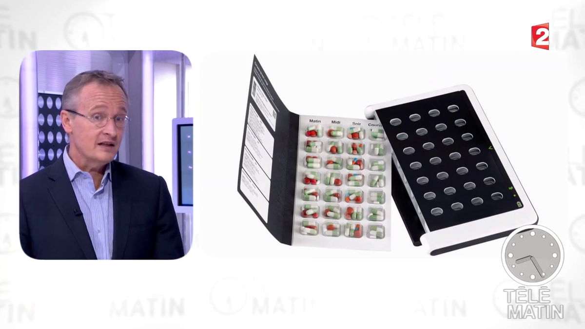 medissimo's tweet photo. Découvrez la chronique de Télématin consacrée au #pilulier connecté #imedipac https://t.co/Nmx9m5vSIo #esanté https://t.co/nRmIup1Xsx