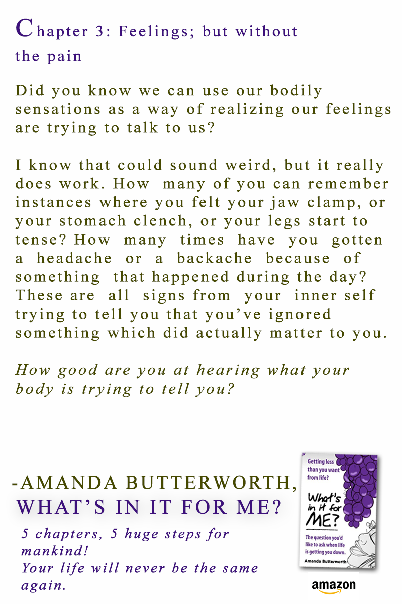 AmandaButterwor's tweet photo. How good are you at hearing what your #Body is trying to tell #YOU ? https://t.co/k2MlfdiRcv
#Feelings #Psychology https://t.co/vZYrvN2ORP