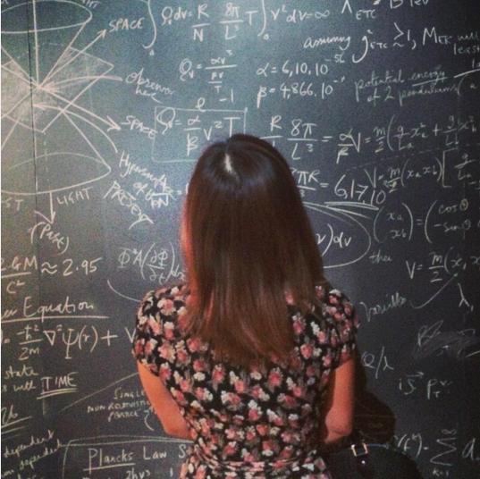 ArtSciMuseum's tweet photo. ‘A physicist is just an atom's way of looking at itself’-Niels Bohr #ASMCollider (photo credit @elbuenob) https://t.co/RFpT3Vi3o8