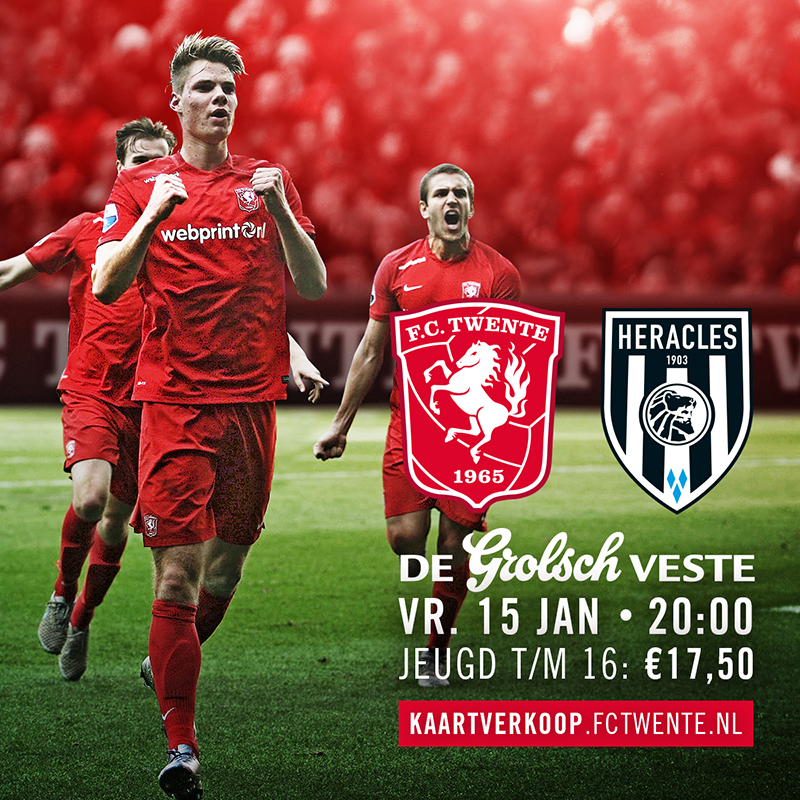 fctwente's tweet photo. Volgende week: FC Twente - Heracles Almelo. RT als jij er bij bent. #COTE #TWEHER https://t.co/A7xll2HZ75 https://t.co/x60IdAxXXj