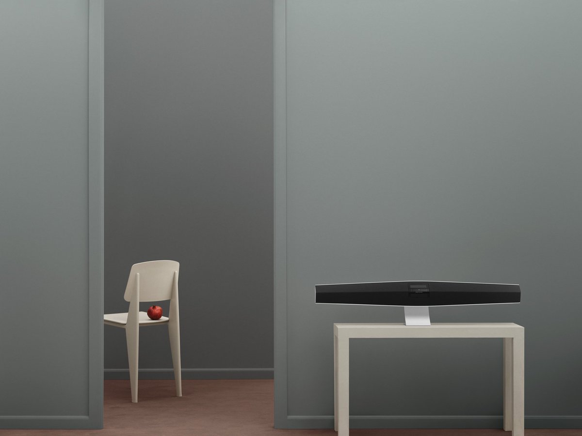 BangOlufsen's tweet photo. High, low or hovering on the table stand... how would you place the new #BeoSound35?? #CES2016 #BangOlufsen https://t.co/f09AIdsVax