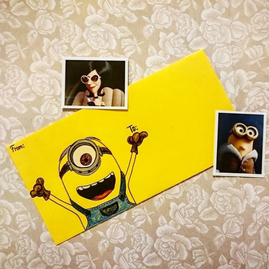 papayaminions's tweet image. New Minions envelope! It is funny,  isn't it?😉 #nathaliya_art #handmade #handmadeenvelope #mailart #artmail #direct…