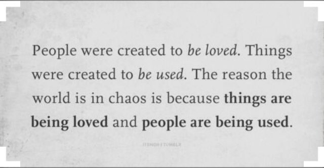 CVanSlyke01's tweet image. Well isn't this the truth! #materialistic #temporarylove