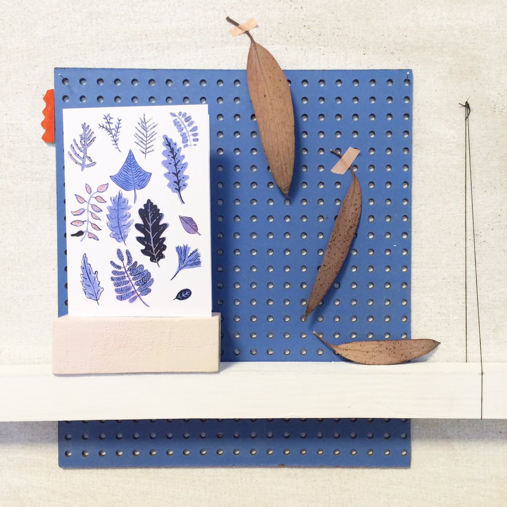 🍃 got some greeting cards coming soon 👋 this one features leaves from British trees