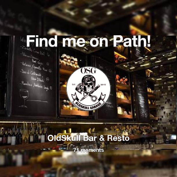 oldskullbar's tweet photo. I've shared 71 memories with my friends on #Path - see them now at https://t.co/jtQ4cwKv7Q! #thepersonalnetwork https://t.co/C0Piw64M7o