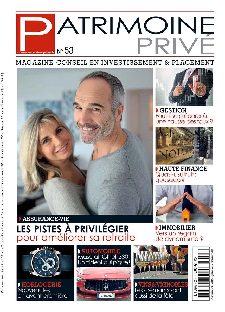 PatrimoinePrive's tweet photo. #2016 Patrimoine Privé se refait une beauté  
Bonne lecture et meilleurs voeux.
#conseil #investissement #finance https://t.co/iLMluOJsQa
