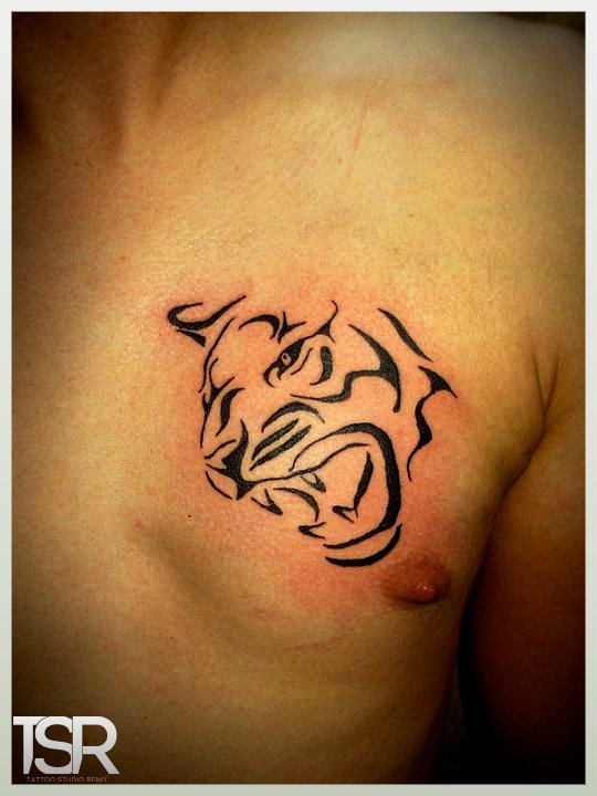 TSRinfo's tweet photo. #TSR002 Breast Tattoo, Tiger. https://t.co/tCeICfejju