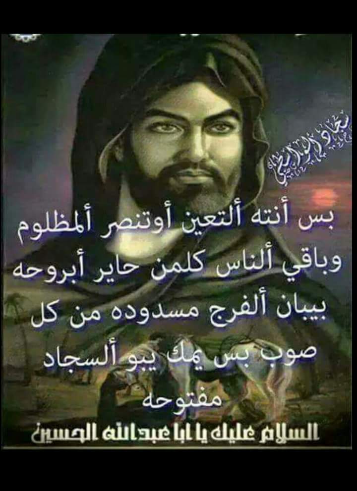 السلام عليك يا ابن امير المؤمنين السلام عليك باحفيد رسول الله يا ابا فضل روحي لك الفداء
