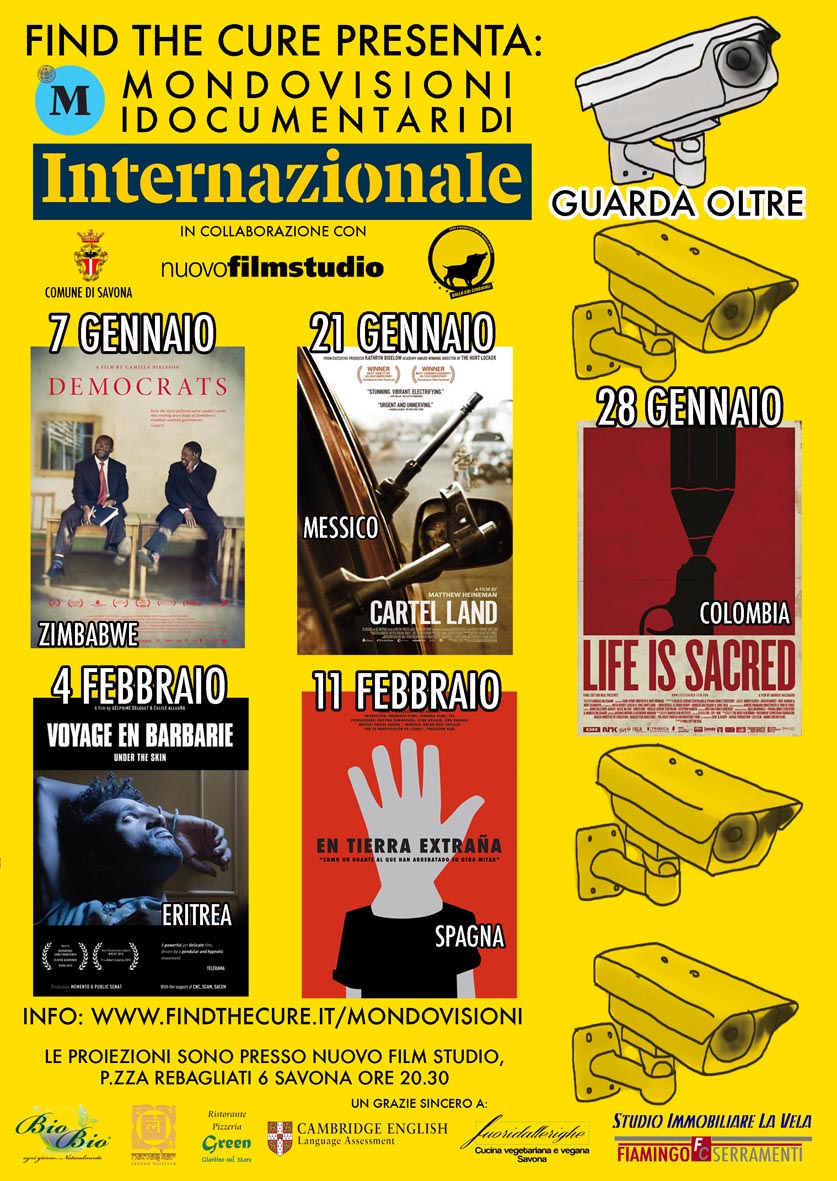 Mondovisioni // stasera h.20.30 - Nuovofilmstudio
Info: goo.gl/Ad3sLx
<a href="/Find_The_Cure/">Find The Cure</a> <a href="/Internazionale/">Internazionale</a>