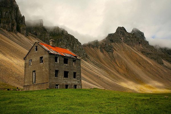 This long left behind stone abode looks as though it would be right at home in a horror film