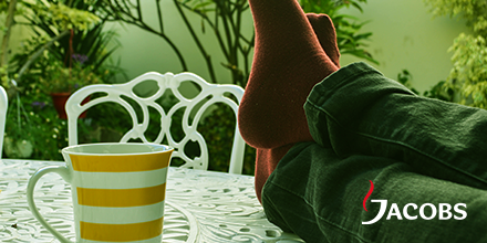 We recommend starting each morning the Jacobs way… Sunshine, coffee and a bit of me-time before the day!