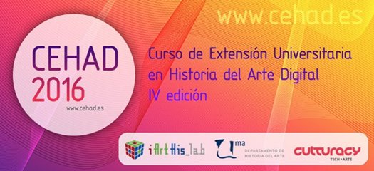 ce_had's tweet photo. Curso de Extensión Universitaria en Hª del Arte Digital. Comienza la preinscripción https://t.co/mlrB9K7qZd https://t.co/qxlgNfDc5K