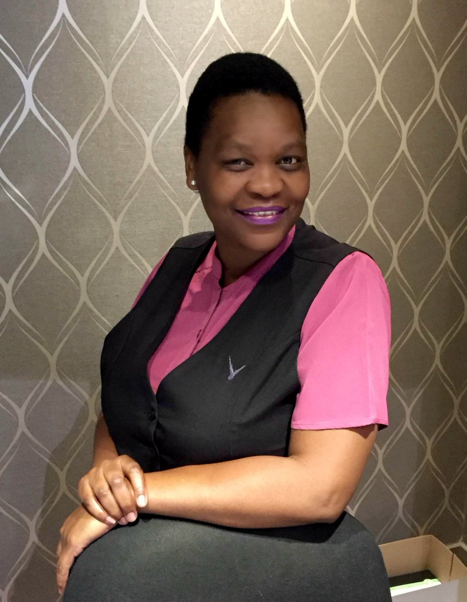 Meet Patience Khumalo, who has been our receptionist &amp; first point of contact at <a href="/TheVenueMA/">The Venue</a> since 2009 #Team #Star