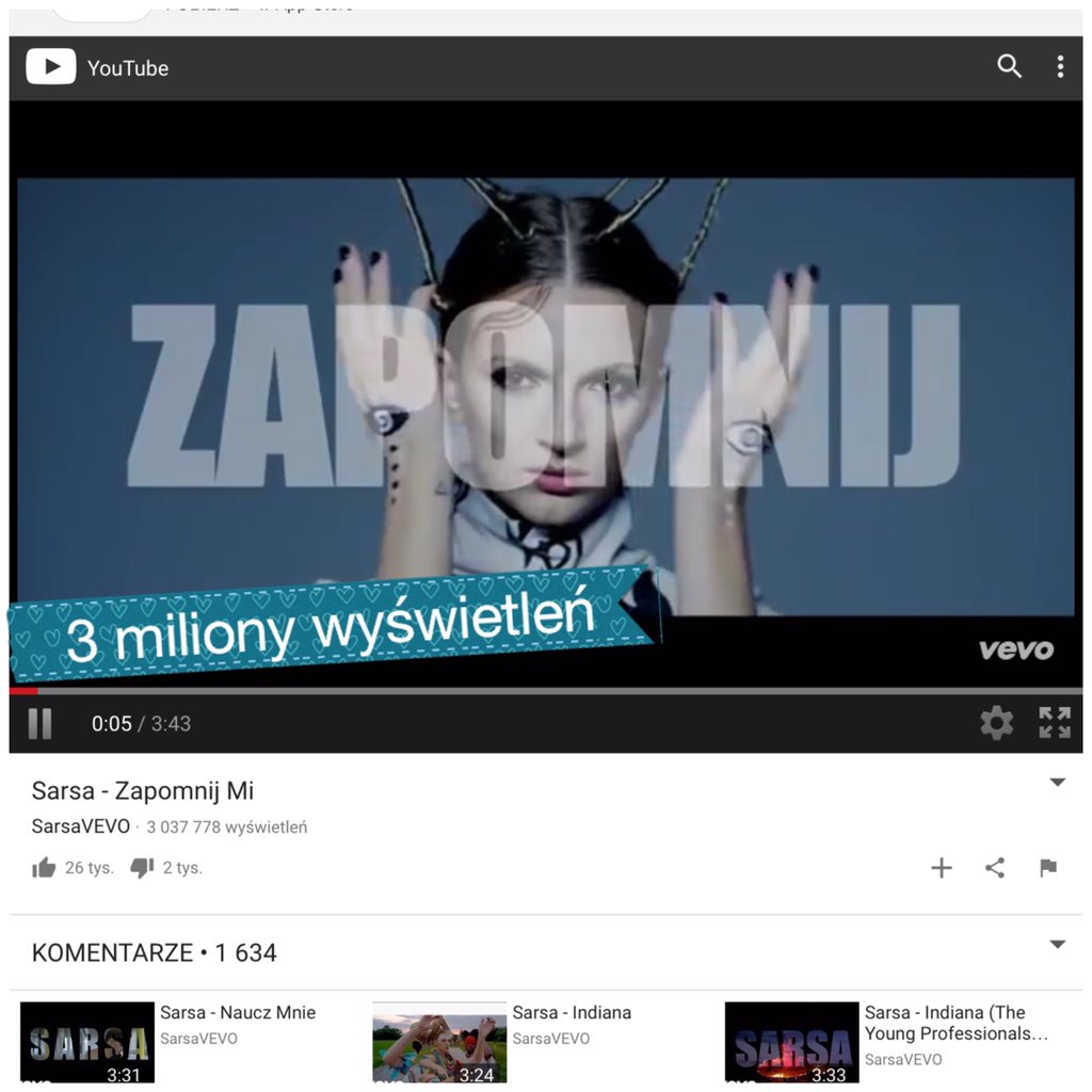 sarsamarkiewicz's tweet photo. #zapomnijmi #3 #dziekuje https://t.co/qgcXDc4FgK