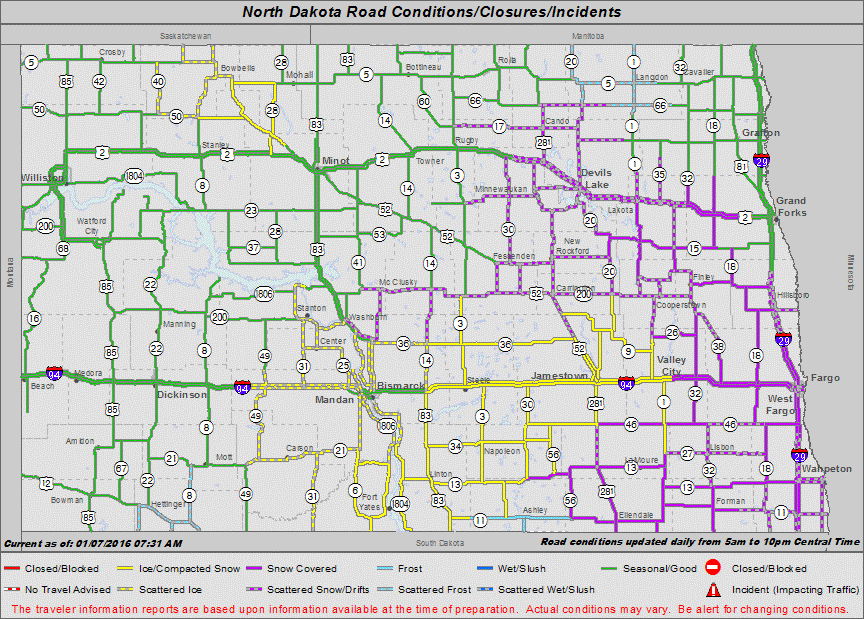 Nd Roads Map