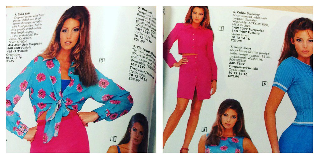 LookagainUK's tweet image. It's time for our first #tbt of 2016! We're loving the flower power brights in our catalogue from 20 years ago!