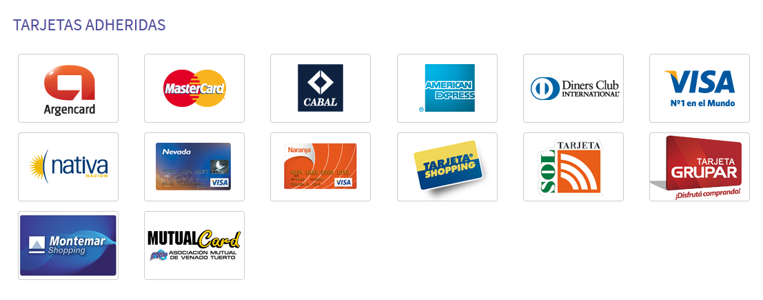 ¡Desde hoy hasta el domingo podés realizar tus compras con #Ahora12 en todo el país!
Tarjetas de crédito incluidas: