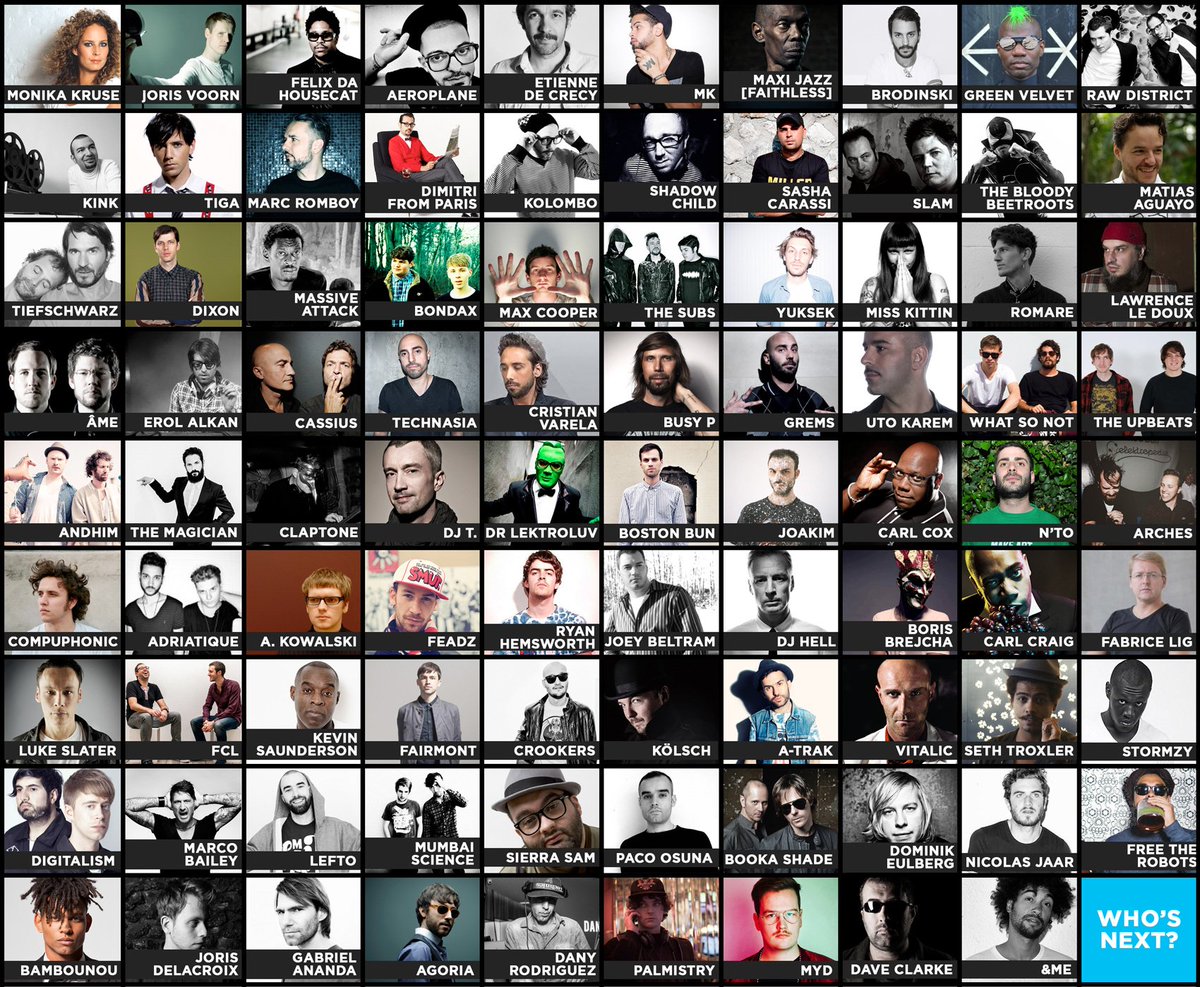 Palmarès Cadran/Studio 22. Qui voulez-vous voir en 2016? #cadran #liège #club