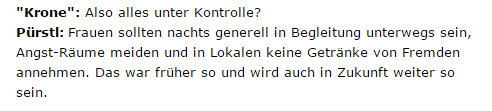 femInsist's tweet photo. Tolle Ideen hat er, der Wiener Polizei Chef. https://t.co/pJU6gJ193J #einearmlaenge #oderzwei https://t.co/E1SSvNPSkp