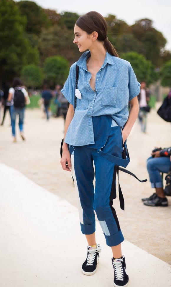 notforterry's tweet photo. Marine Deleeuw's street style. https://t.co/1lnhFWpe5E