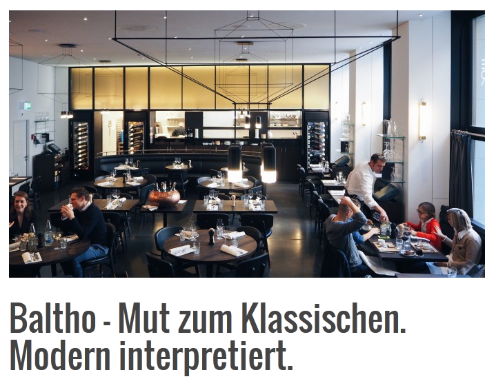 marktgassehotel's tweet photo. Grossartiger Bericht übers Baltho Restaurant auf #harrysding respektiertem Blog https://t.co/wMmyUyFXmE Merci! https://t.co/zdhClr3UF0