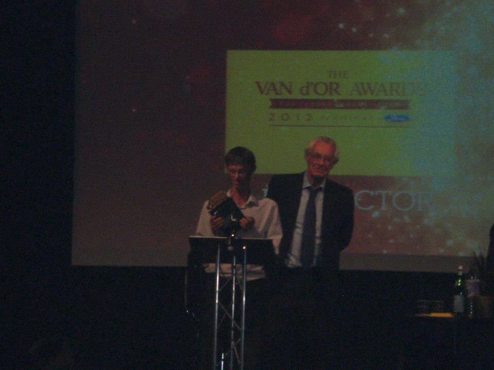 darrenpaulkent's tweet image. A proud moment winning Best Actor Award at the @CannesinaVan Van D'Or Awards for my role in @sunnyboyfilm @GullJane