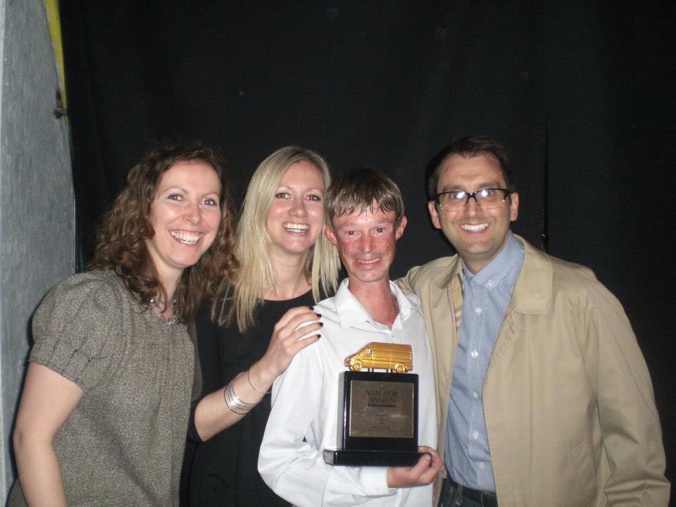 darrenpaulkent's tweet image. A proud moment winning Best Actor Award at the @CannesinaVan Van D'Or Awards for my role in @sunnyboyfilm @GullJane