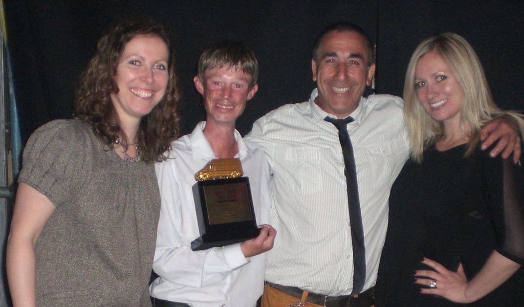 darrenpaulkent's tweet image. A proud moment winning Best Actor Award at the @CannesinaVan Van D'Or Awards for my role in @sunnyboyfilm @GullJane