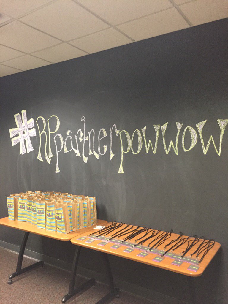 rlhill's tweet photo. We are ready! Thank you @MittaTusslePug and all the Empower Rangers that made this come to life. #RPPartnerPowWow https://t.co/PCq43TNsGs