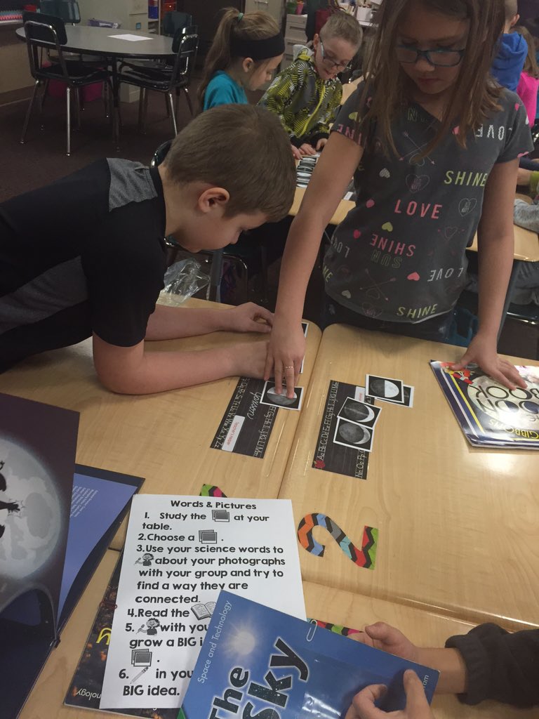 StegCIA's tweet photo. Phases of the moon #contentliteracy @anneolsonbell @MrsIsomsFriends @SFE_3820 #sbvisit #wearewayne https://t.co/NU9PWbhbqI