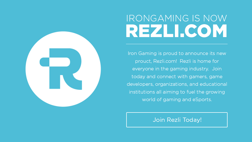 RezliCo's tweet image. @IronGamingTV_ is now @RezliCo! Join today and connect with people in the gaming industry like never before!