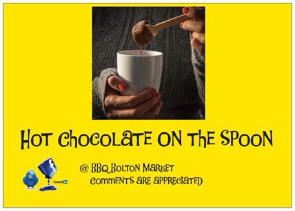 Beat the cold with our new Hot Chocolate, chose from the three flavour , Vanilla,caramel or peanut butter + a cookie