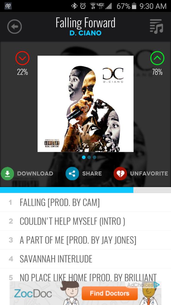 HerShuAddiction's tweet photo. Feeling obligated to choose a favorite track but everyone sounds amazing! @DCiano #FallingFoward https://t.co/PAwKKCWzqC