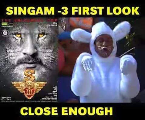 pappuuu_'s tweet photo. mass first look #Singam3FirstLookPosters https://t.co/R4DZ5WQsQq