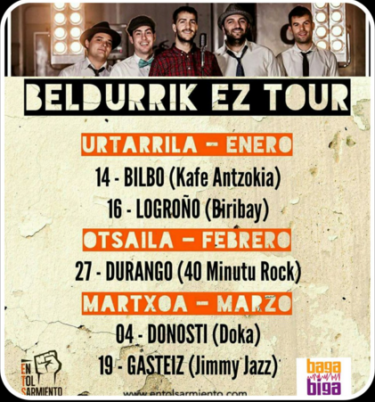 BELDURRIK EZ TOUR 2016  <a href="/EnTolSarmiento/">En Tol Sarmiento ETS</a> taldearen eskutiik!!!