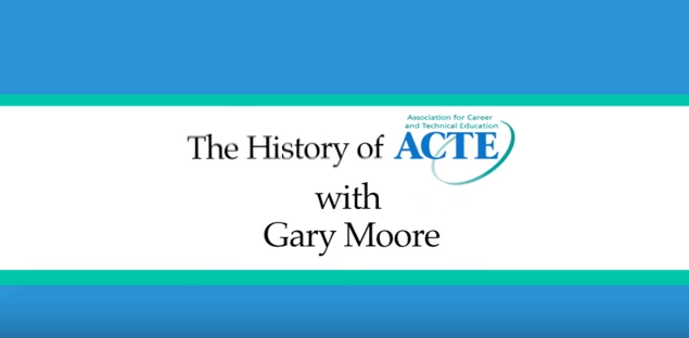 actecareertech's tweet photo. VIDEO: The History of ACTE ft. Gary Moore from our #VISION15 legacy session- watch it here https://t.co/uk89Ea8qN9 https://t.co/SQrCBnhdzX