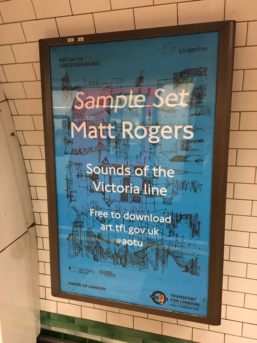 Ldn_Sinfonietta's tweet image. SPOTTED! Very cool @aotulondon poster feat @shoutpatient&apos;s #SampleSet, ahead of our work together in the spring.