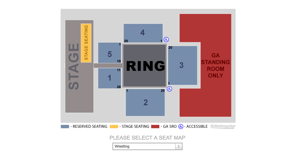 Old National Seating Chart