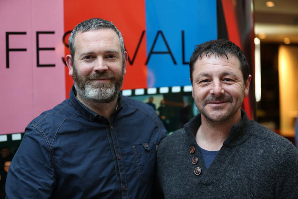 LimerickFilm's tweet image. #Memorylane Simon and Zeb Moore of @rharrisfilmfest at last years launch of the festival. @zebsterlimerick
